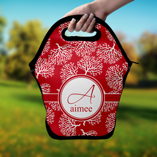 Coral Lunch Bag - Hand