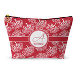 Coral Makeup Bag - Small - 8.5"x4.5" (Personalized)