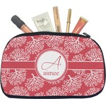 Coral Makeup / Cosmetic Bag - Medium (Personalized)