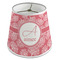 Coral Poly Film Empire Lampshade - Angle View