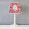 Coral Poly Film Empire Lampshade - Lifestyle