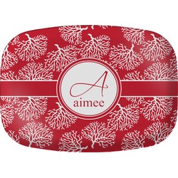 Coral Melamine Platter (Personalized)