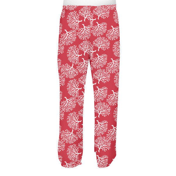 Coral Men's Pjs Back - on model