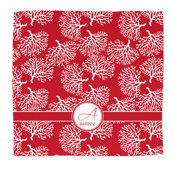 Custom Coral Microfiber Dish Rag (Personalized)