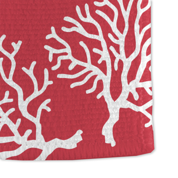 Coral Microfiber Dish Towel - DETAIL