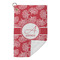 Coral Microfiber Golf Towels Small - FRONT FOLDED