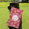 Coral Microfiber Golf Towels - Small - LIFESTYLE