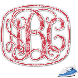Coral Monogram Iron On Transfer (Personalized)