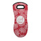 Coral Neoprene Oven Mitt w/ Name and Initial