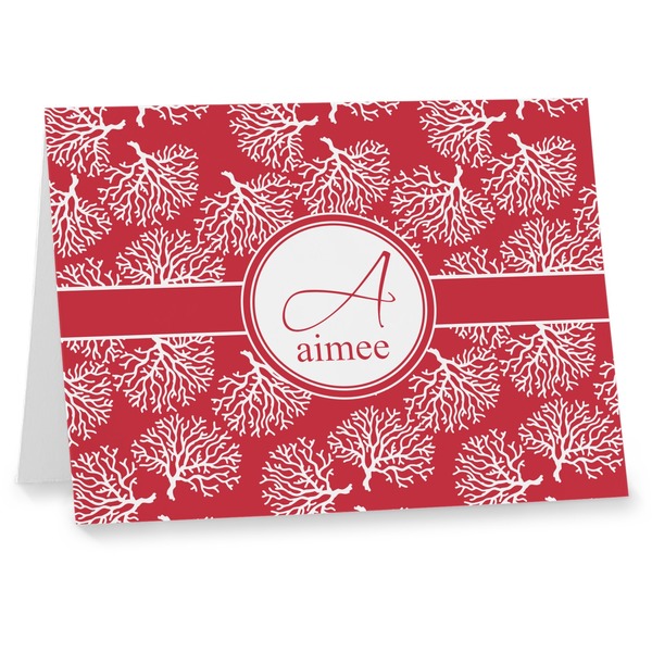 Custom Coral Note cards (Personalized)