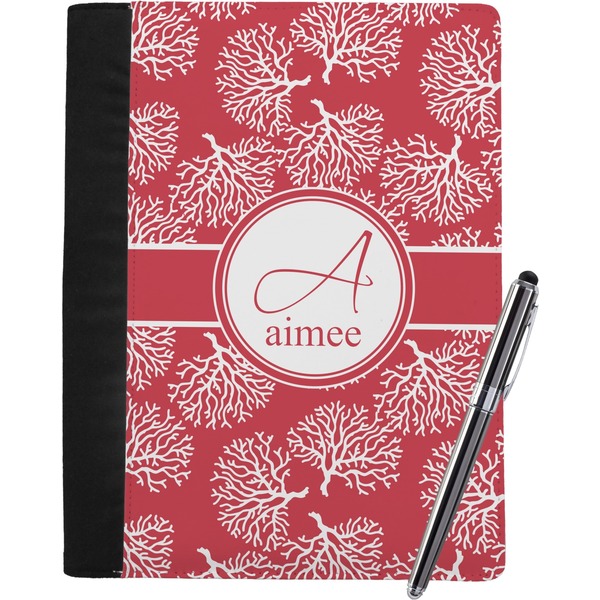 Coral Notebook Padfolio