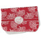 Coral Burp Cloth - Fleece w/ Name and Initial