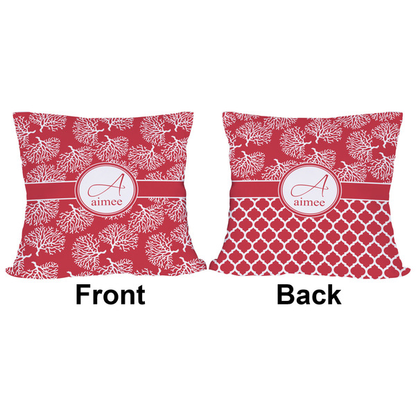 Coral Outdoor Pillow - 16x16