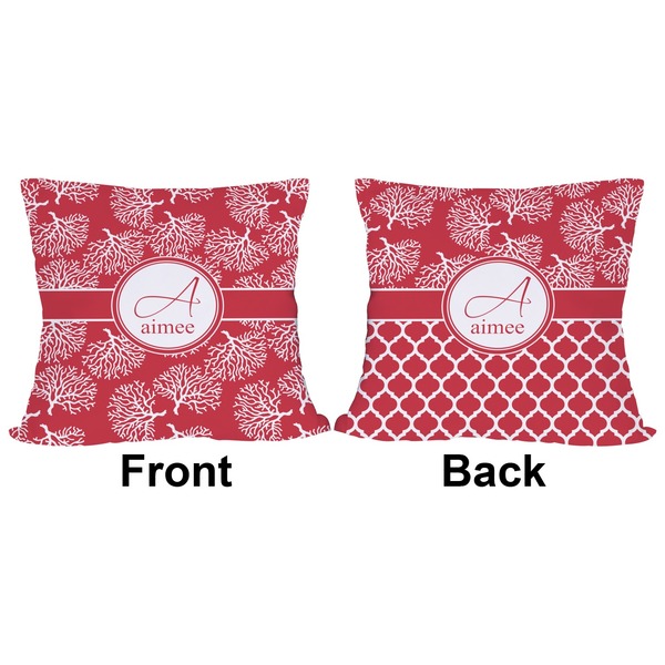 Coral Outdoor Pillow - 18x18