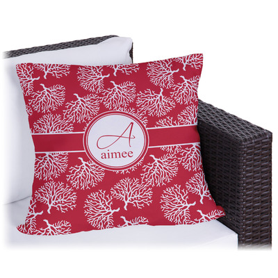 Coral Outdoor Pillow (Personalized)