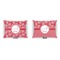 Coral  Outdoor Rectangular Throw Pillow (Front and Back)
