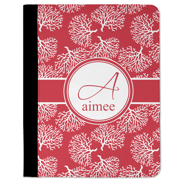 Custom Coral Padfolio Clipboard - Large (Personalized)