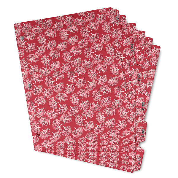 Coral Page Dividers - Set of 6 - Main/Front