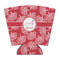 Coral Party Cup Sleeves - with bottom - FRONT