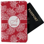 Coral Passport Holder - Fabric (Personalized)
