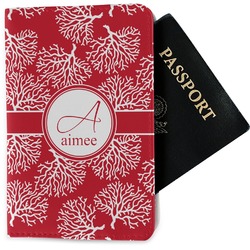Coral Passport Holder - Fabric (Personalized)