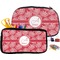 Coral Pencil / School Supplies Bags Small and Medium