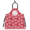 Coral Apron Without Pockets w/ Name and Initial