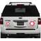 Coral Personalized Car Magnets on Ford Explorer