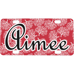 Coral Mini / Bicycle License Plate (4 Holes) (Personalized)