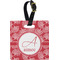 Coral Personalized Square Luggage Tag