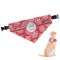 Coral Dog Bandana - Large (Personalized)