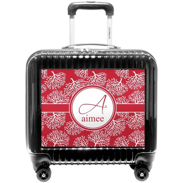 Custom Coral Pilot / Flight Suitcase (Personalized)