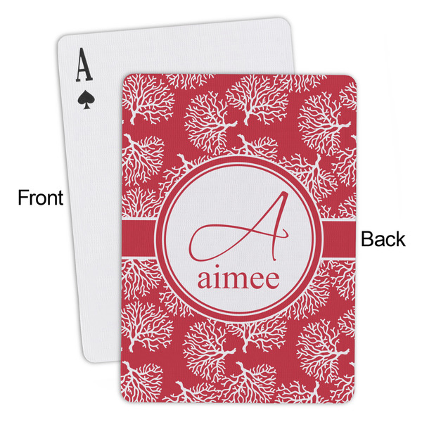 Coral Playing Cards - Approval