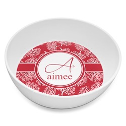 Coral Melamine Bowl - 8 oz (Personalized)