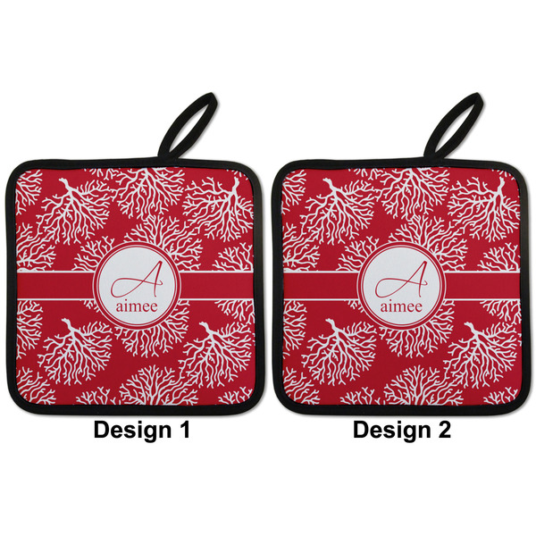 Coral Pot Holders - Set of 2 APPROVAL