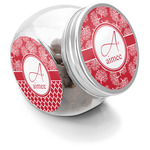 Coral Puppy Treat Jar (Personalized)