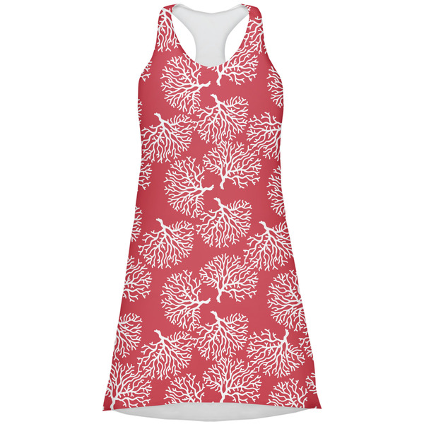 Custom Coral Racerback Dress - X Large