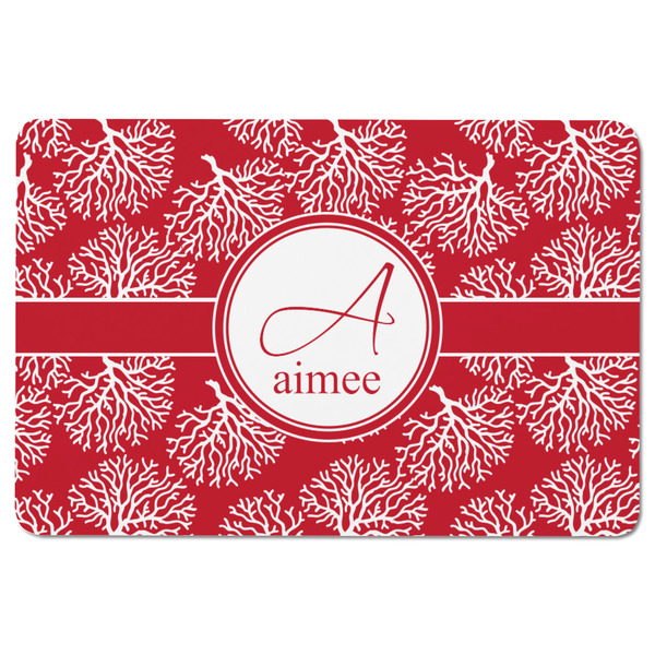 Coral Rectangular Fridge Magnet - FRONT