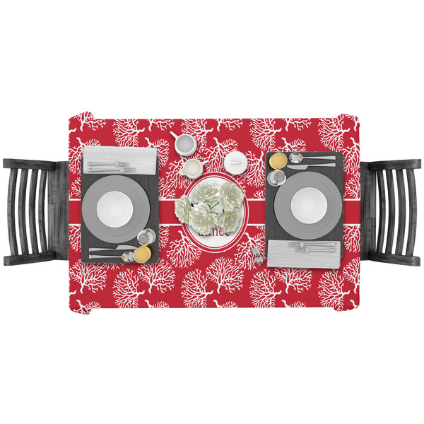 Coral Rectangular Tablecloths - LIFESTYLE