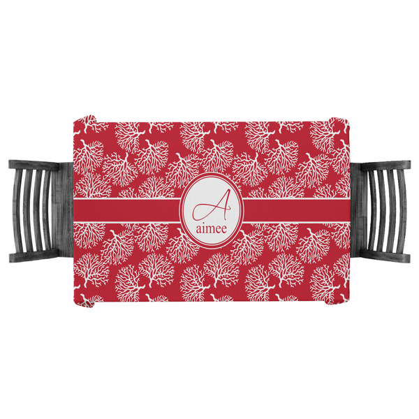 Custom Coral Tablecloth - 58"x58" (Personalized)
