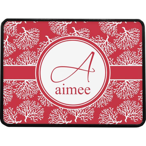 Coral Rectangular Trailer Hitch Cover (Personalized)