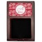 Coral Red Mahogany Sticky Note Holder - Flat