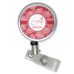 Coral Retractable Badge Reel (Personalized)