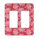 Coral Rocker Style Light Switch Cover - Two Switch