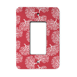 Coral Rocker Style Light Switch Cover