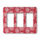 Coral Rocker Light Switch Covers - Triple - MAIN