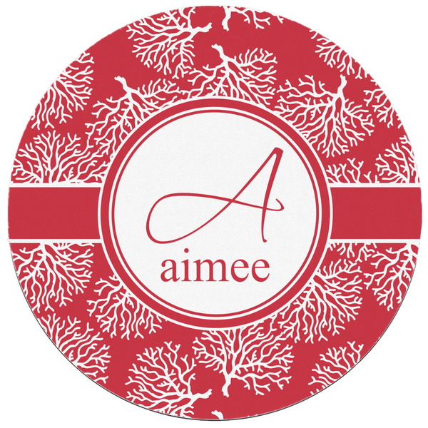 Coral Round Mousepad - APPROVAL