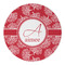 Coral Round Paper Coaster - Approval
