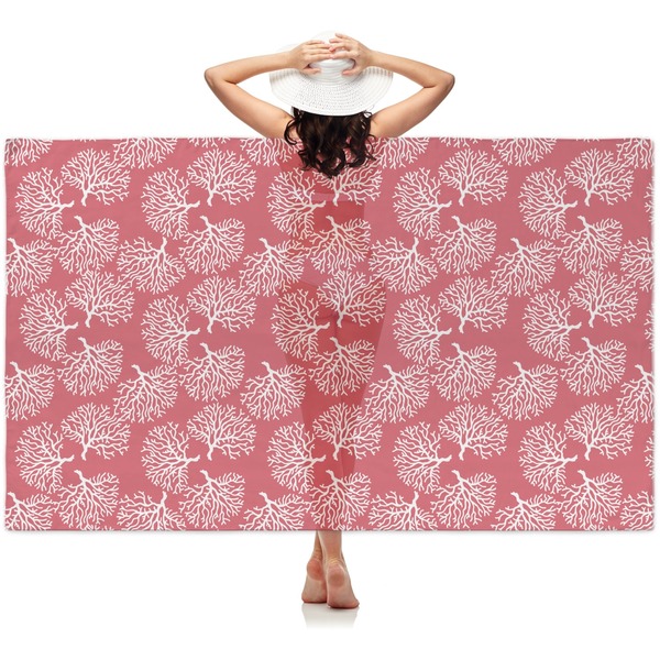 Custom Coral Sheer Sarong