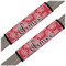 Coral Seat Belt Covers (Set of 2)
